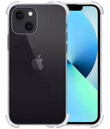 Forterra iPhone 14 Hoesje Shockproof Backcover Siliconen - Transparant