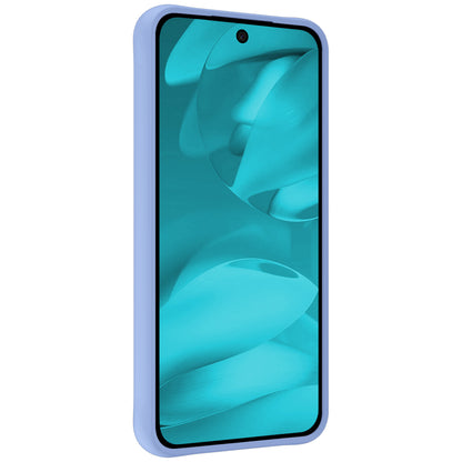 Forterra Google Pixel 9a Hoesje Siliconen Backcover Lichtgewicht - Lichtblauw