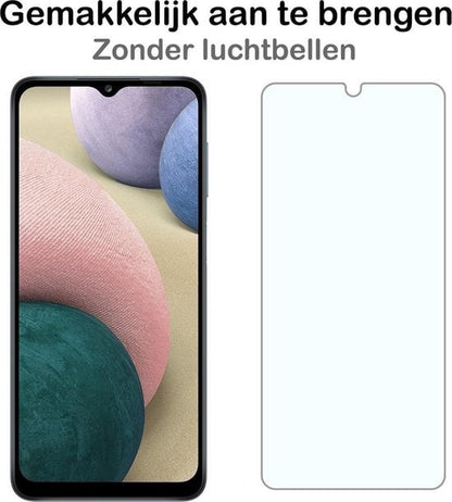 Forterra Samsung A12 Screenprotector Gehard Glas - Anti-kras