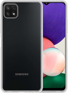 Forterra Samsung A22 5G Hoesje Siliconen Backcover Lichtgewicht - Transparant