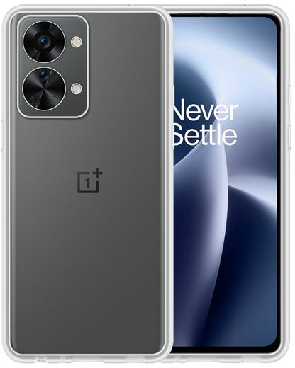 Forterra OnePlus Nord 2T Hoesje Siliconen Backcover Lichtgewicht - Transparant