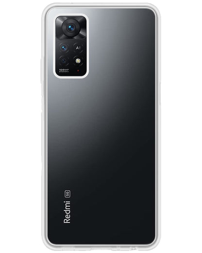 Forterra Xiaomi Redmi Note 11s Hoesje Siliconen Backcover Lichtgewicht - Transparant