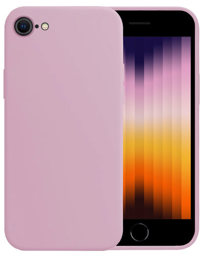Forterra iPhone SE 2022 Hoesje Siliconen Backcover Lichtgewicht - Lila