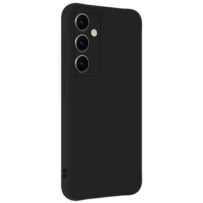 Forterra Samsung S25 Hoesje Siliconen Backcover Lichtgewicht - Zwart