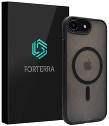 Forterra iPhone 17e Hoesje Geschikt voor Magsafe Backcover Shockproof - Zwart
