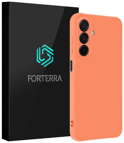 Forterra Samsung A26 Hoesje Siliconen Backcover Lichtgewicht - Perzik