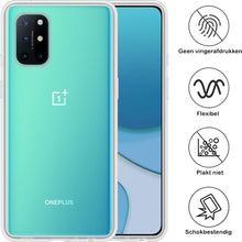 Forterra OnePlus 8T Hoesje Siliconen Backcover Lichtgewicht - Transparant