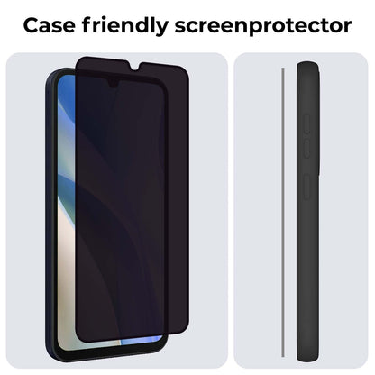 Forterra Samsung A15 Screenprotector Gehard Glas - Privacy