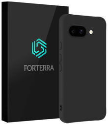 Forterra Google Pixel 9a Hoesje Siliconen Backcover Lichtgewicht - Zwart