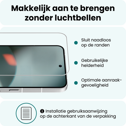 Forterra Nothing Phone 3 Screenprotector Gehard Glas - Anti-kras