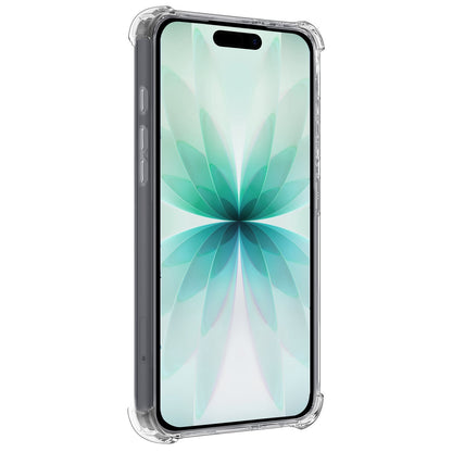 Forterra iPhone 17 Hoesje Shockproof Backcover Siliconen - Transparant