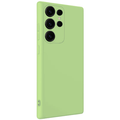 Forterra Samsung S25 Ultra Hoesje Siliconen Backcover Lichtgewicht - Groen