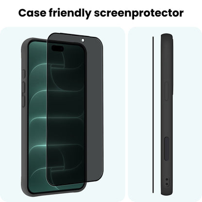 Forterra iPhone 18 Pro Max Screenprotector Gehard Glas - Privacy