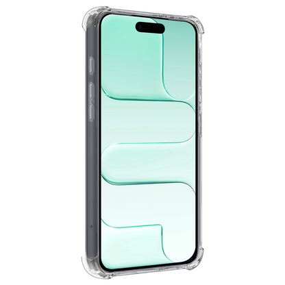 Forterra iPhone Air Hoesje Geschikt voor Magsafe Backcover Shockproof - Transparant
