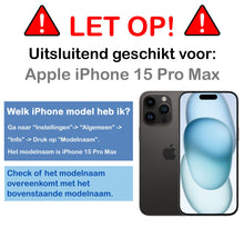 Forterra iPhone 15 Pro Max Hoesje Siliconen Backcover Lichtgewicht - Donkergroen