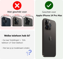 Forterra iPhone 14 Pro Max Hoesje Kaarthouder Hard Case Shockproof - Grijs