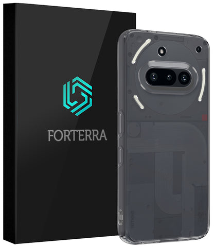 Forterra Nothing Phone 3a Hoesje Siliconen Backcover Lichtgewicht - Transparant