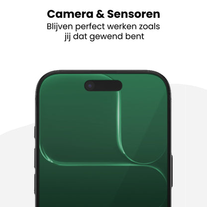 Forterra Privacy Screenprotector Geschikt voor Apple iPhone Air - Met Installatie Kit - Privacy - Beschermglas - Flexibel Glas - Tempered Glass - Screen Protector