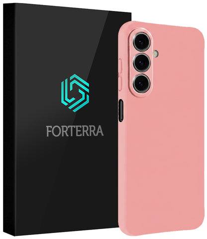 Forterra Samsung A27 Hoesje Siliconen Backcover Lichtgewicht - Lichtroze