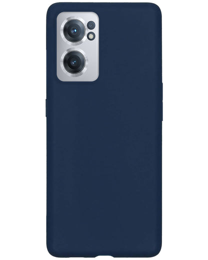 Forterra OnePlus Nord CE 2 Hoesje Siliconen Backcover Lichtgewicht - Donkerblauw