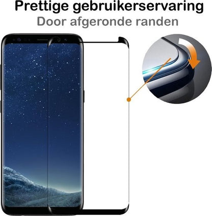 Forterra Samsung S8 Screenprotector Gehard Glas - Full Screen