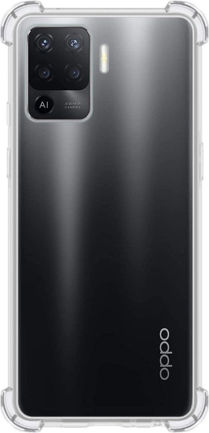 Forterra OPPO A94 Hoesje Shockproof Backcover Siliconen - Transparant