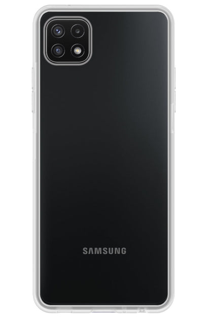 Forterra Samsung M22 Hoesje Siliconen Backcover Lichtgewicht - Transparant