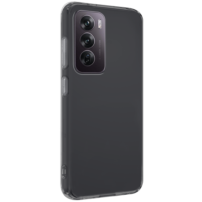 Forterra OPPO Reno 12 Pro Hoesje Siliconen Backcover Lichtgewicht - Transparant