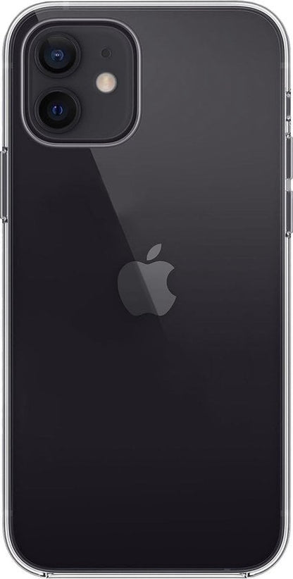 Forterra iPhone 12 Mini Hoesje Siliconen Backcover Lichtgewicht - Transparant