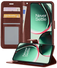 Forterra OnePlus Nord CE 3 Lite Hoesje Bookcase Cover met Kaarthouder - Bruin