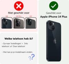 Forterra iPhone 14 Plus Screenprotector Gehard Glas met Installatieframe