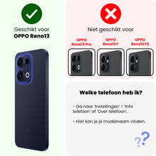 Forterra OPPO Reno 13 Hoesje Shockproof Backcover Siliconen - Transparant