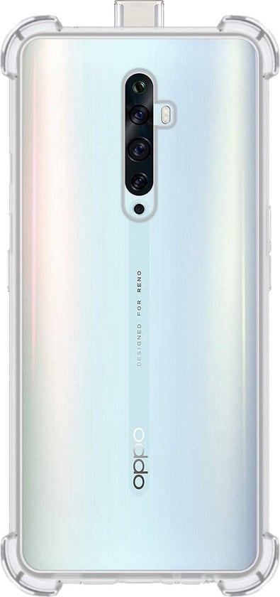 Forterra OPPO Reno 2Z Hoesje Shockproof Backcover Siliconen - Transparant