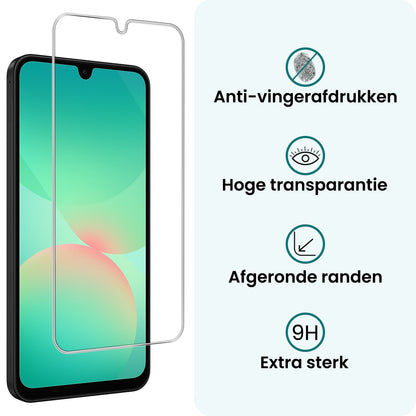 Forterra Samsung A26 Screenprotector Gehard Glas - Anti-kras