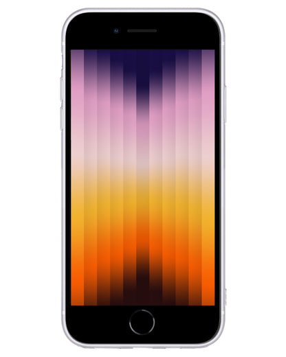 Forterra iPhone SE 2022 Hoesje Siliconen Backcover Lichtgewicht - Transparant