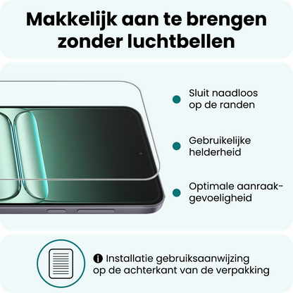 Forterra OnePlus Nord 5 Screenprotector Gehard Glas - Anti-kras