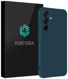 Forterra Samsung A26 Hoesje Siliconen Backcover Lichtgewicht - Donkerblauw