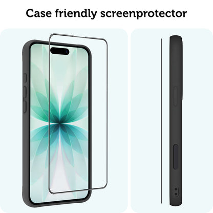 Forterra iPhone 17 Screenprotector Flexibel Glas met Installatieframe