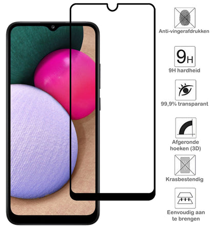 Forterra Samsung A03s Screenprotector Gehard Glas - Full Screen