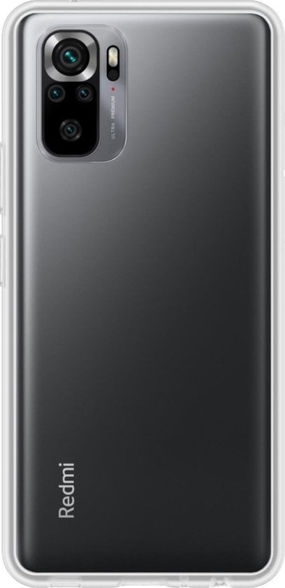 Forterra Xiaomi Redmi Note 10S Hoesje Siliconen Backcover Lichtgewicht - Transparant
