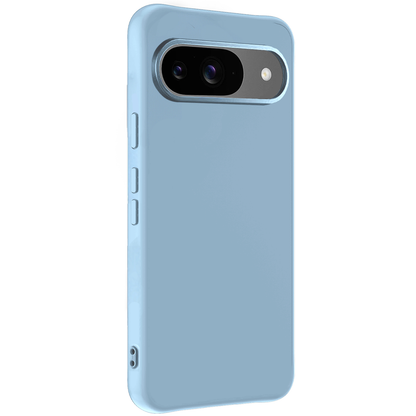 Forterra Google Pixel 10 Hoesje Siliconen Backcover Lichtgewicht - Lichtblauw