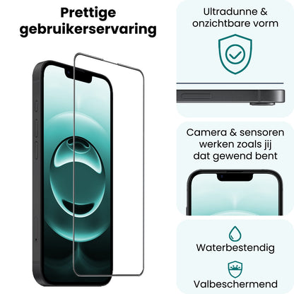 Forterra iPhone 16e Screenprotector Flexibel Glas met Installatieframe