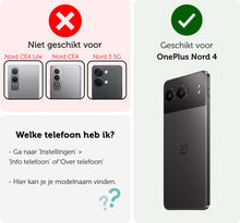 Forterra OnePlus Nord 4 Hoesje Siliconen Backcover Lichtgewicht - Transparant
