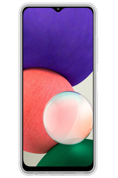 Forterra Samsung M22 Hoesje Siliconen Backcover Lichtgewicht - Transparant