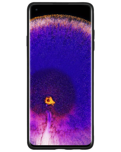 Forterra OPPO Find X5 Pro Hoesje Siliconen Backcover Lichtgewicht - Zwart