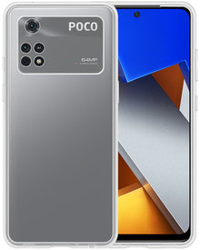 Forterra Xiaomi Poco X4 Pro 5G Hoesje Siliconen Backcover Lichtgewicht - Transparant