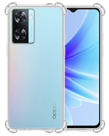 Forterra OPPO A57s Hoesje Shockproof Backcover Siliconen - Transparant