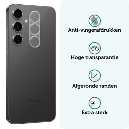 Forterra Samsung S24 FE Camera Screenprotector Gehard Glas