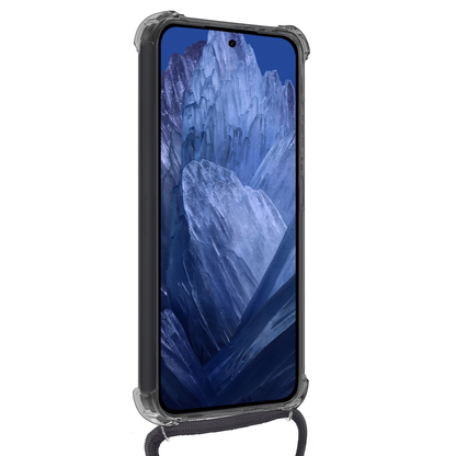 Forterra Google Pixel 8a Hoesje met Koord Backcover Shockproof - Transparant