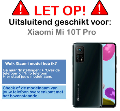 Forterra Xiaomi Mi 10 Pro Hoesje Siliconen Backcover Lichtgewicht - Transparant